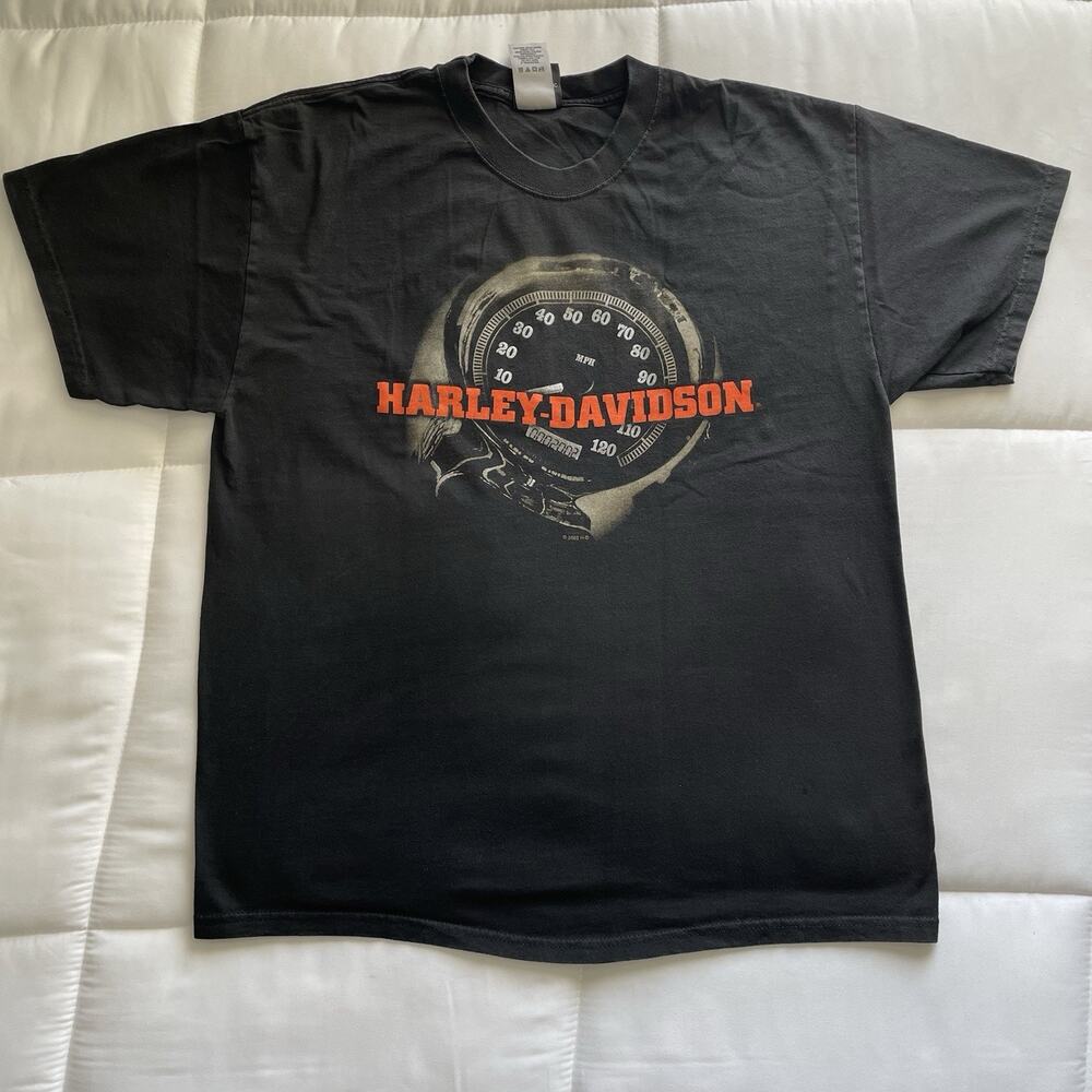 Vintage Harley-Davidson "Speedometer" Memphis T Shirt Mens L